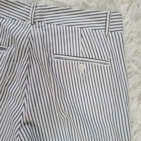 Amina Rubinacci Napoli Stripped Made in Italy Pants - Size 46 Italy/ 10 US - Picture 3 of 13